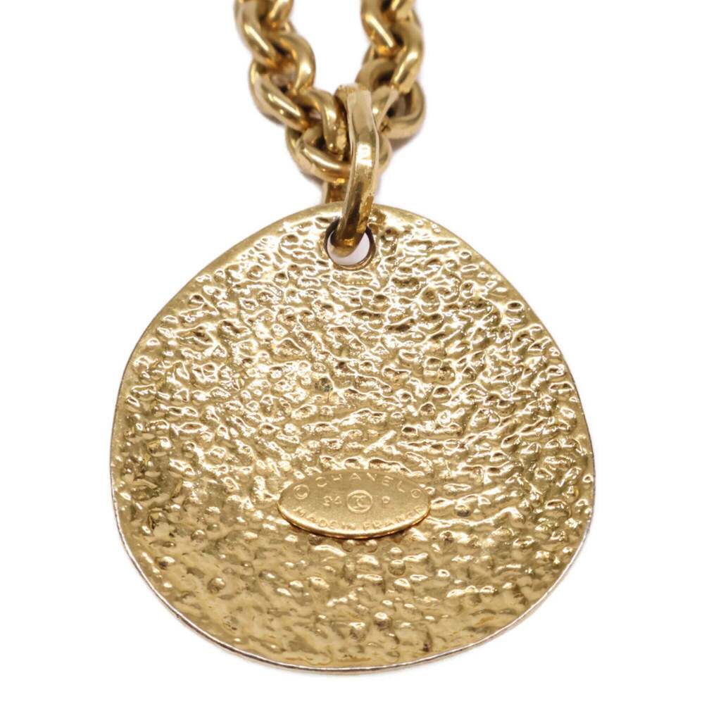 CHANEL Gold Logo Necklace - Picture 6 of 9